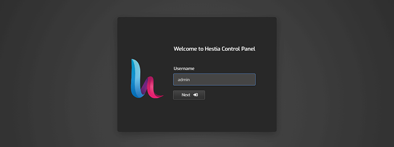hestia control panel