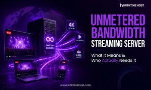 unmetered bandwidth streaming server