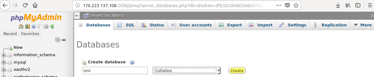 How To Create A Database In CWP PhpMyAdmin