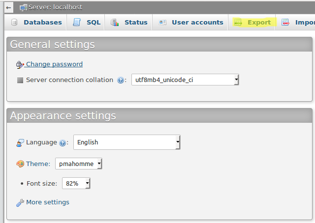 How To Import And Export MySQL Database Using PhpMyAdmin in CWP Panel ?