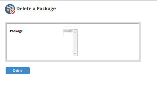 How To Delete A Hosting Package From WHM Panel?