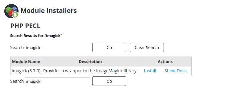 How To Install Imagick Extension For A PHP Version From WHM ?