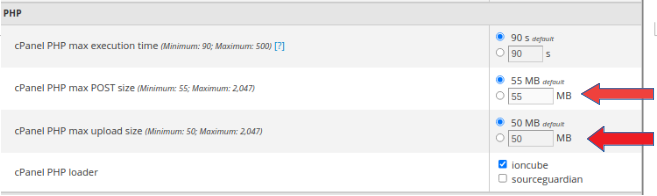 How To Increase Max Upload Size Of Phpmyadmin Via WHM Panel?