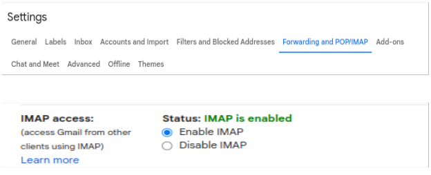 Steps to add Google workspace Email account to Outlook
