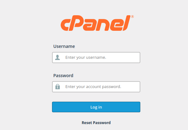 First take login on cPanel account