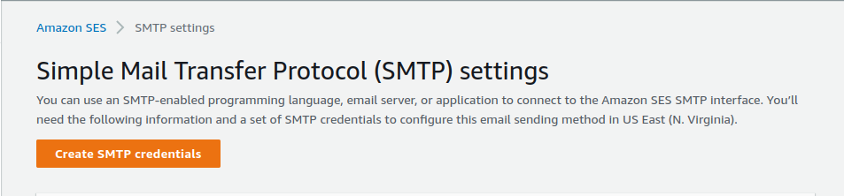 SMTP Credentials
