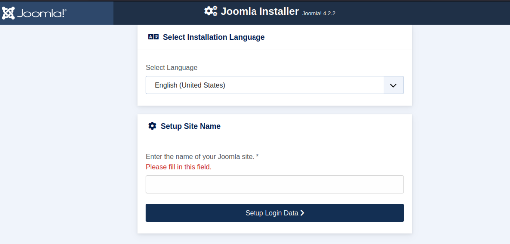 Configure Joomla