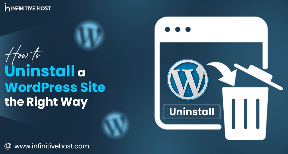 Uninstall a WordPress Site